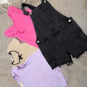 btween Lavender Lace-Trimmed Garment